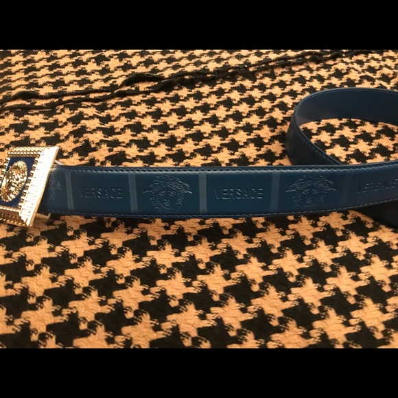 New Blue Versace Belt - Picture 2 of 3